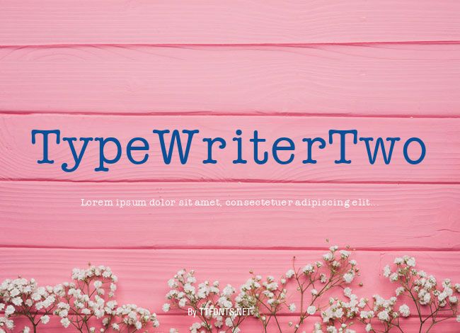 TypeWriterTwo example
