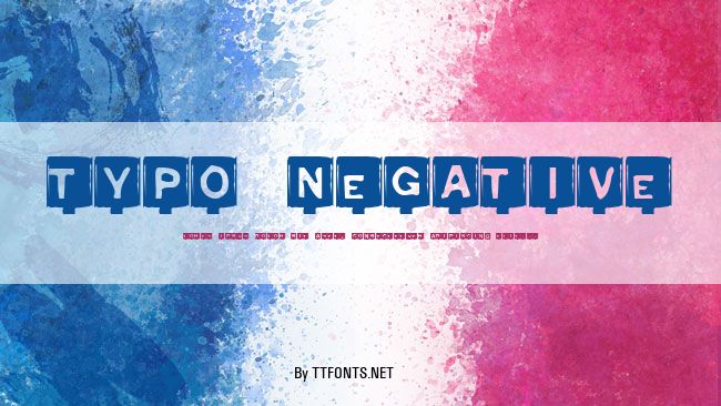 Typo Negative example
