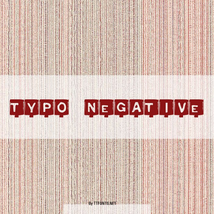 Typo Negative example