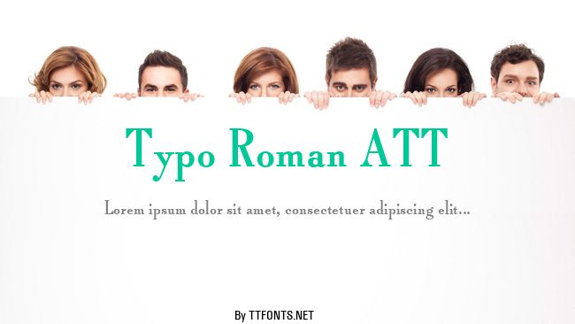 Typo Roman ATT example
