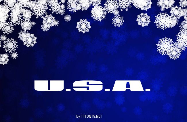 U.S.A. example