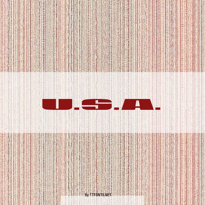 U.S.A. example