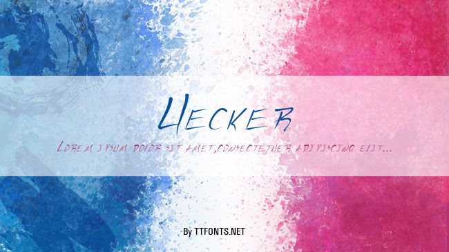 Uecker example