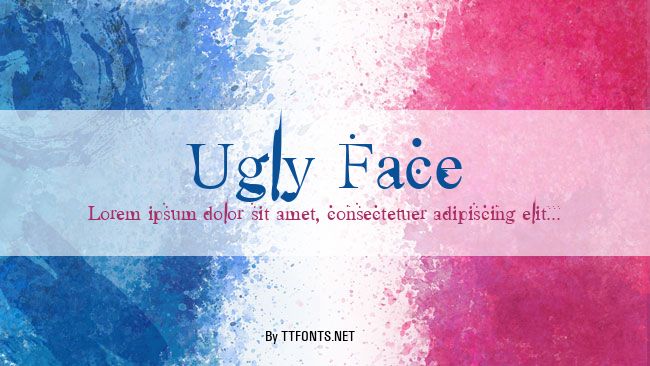 Ugly Face example