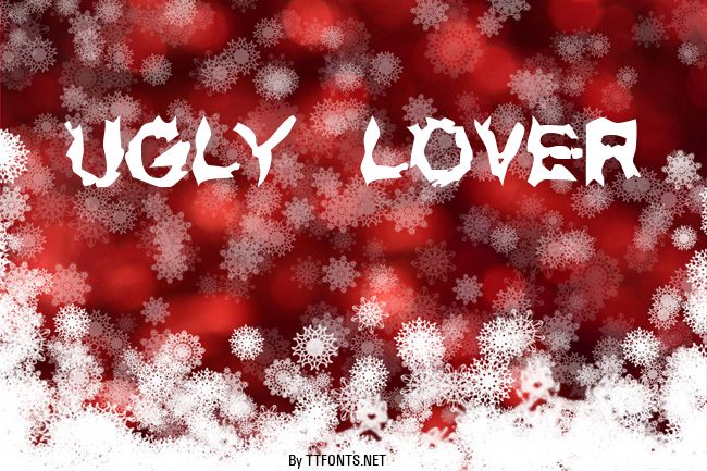 UGLY LOVER example