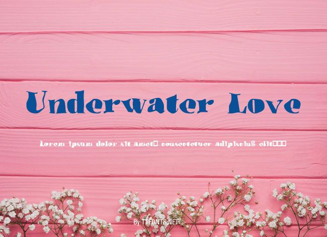 Underwater Love example