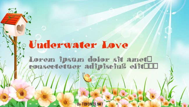 Underwater Love example