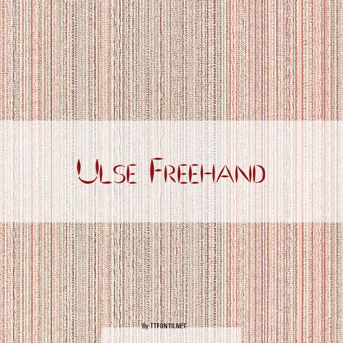 Ulse Freehand example