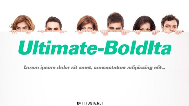 Ultimate-BoldIta example
