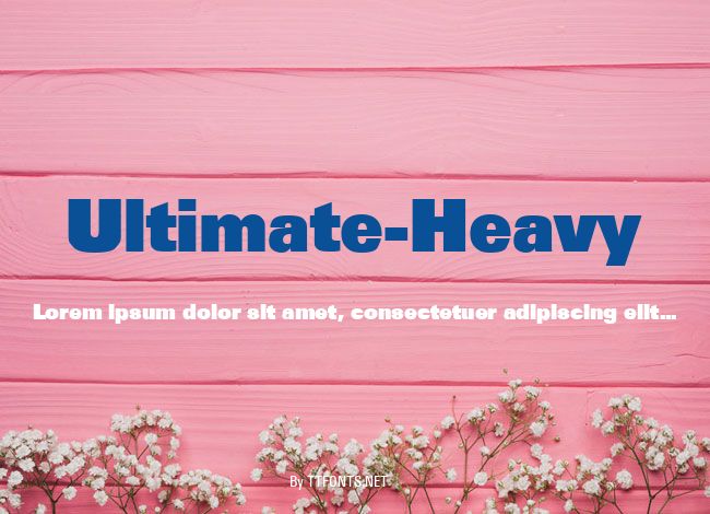 Ultimate-Heavy example