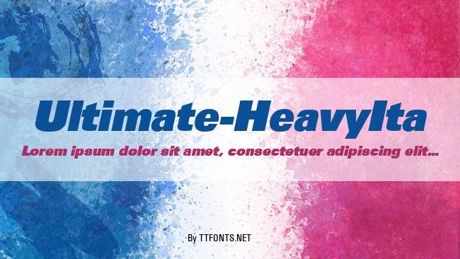 Ultimate-HeavyIta example