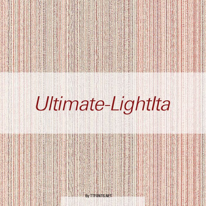 Ultimate-LightIta example