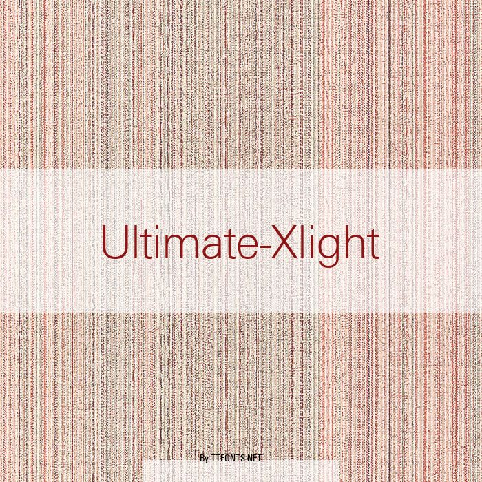 Ultimate-Xlight example
