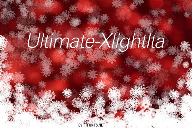 Ultimate-XlightIta example