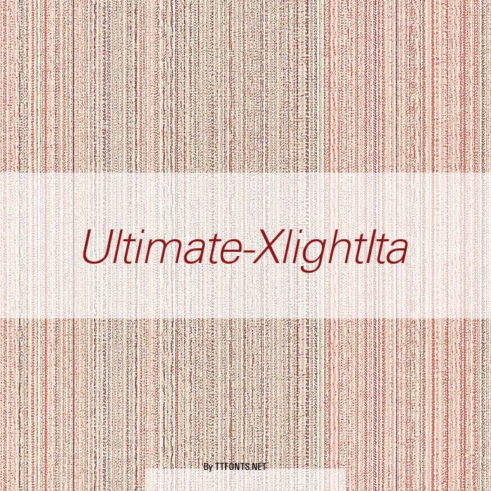 Ultimate-XlightIta example