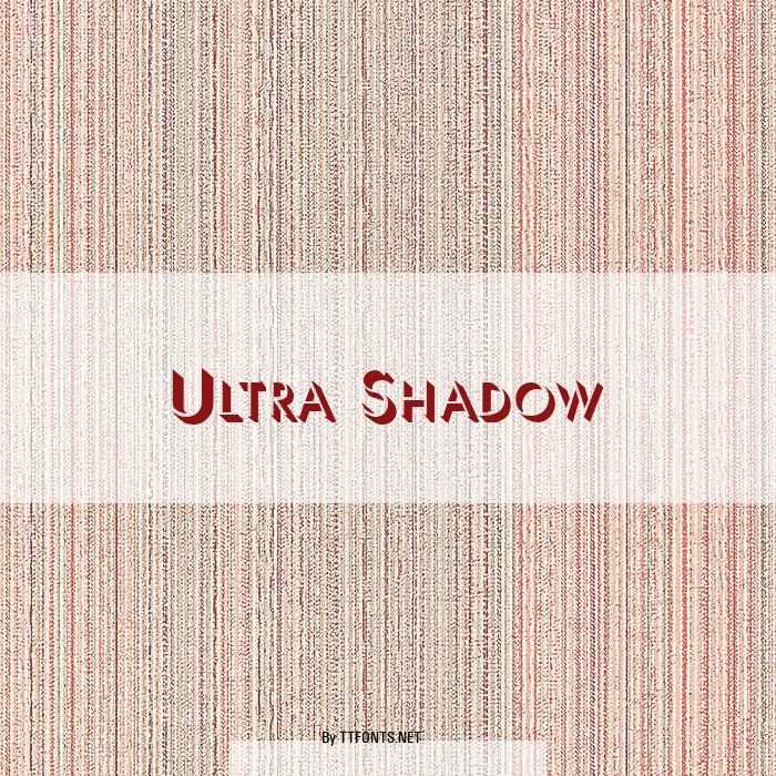 Ultra Shadow example