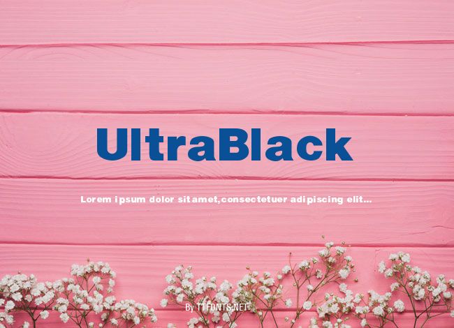 UltraBlack example