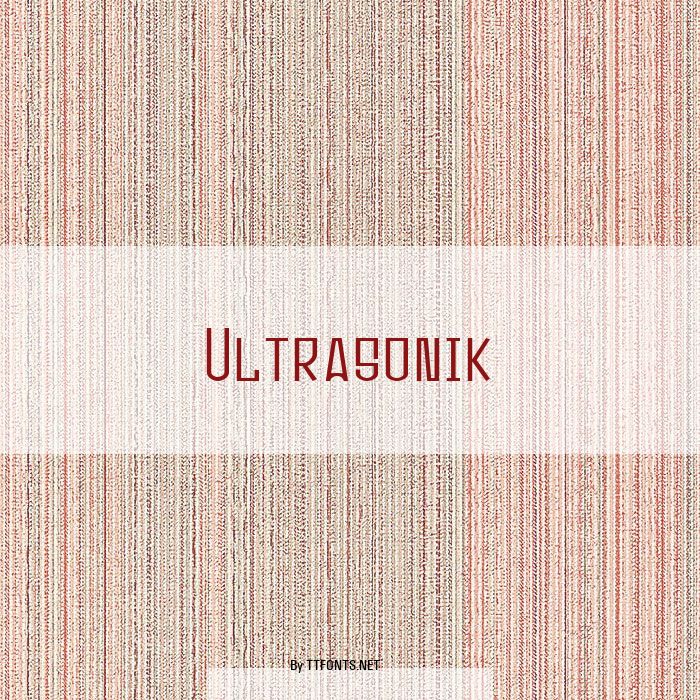 Ultrasonik example