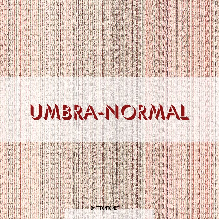 Umbra-Normal example