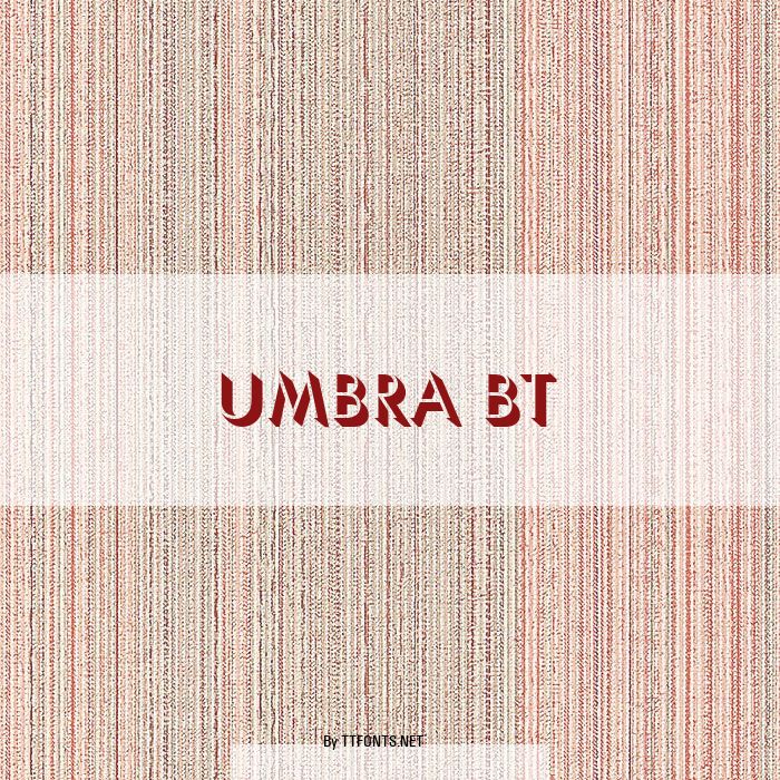 Umbra BT example
