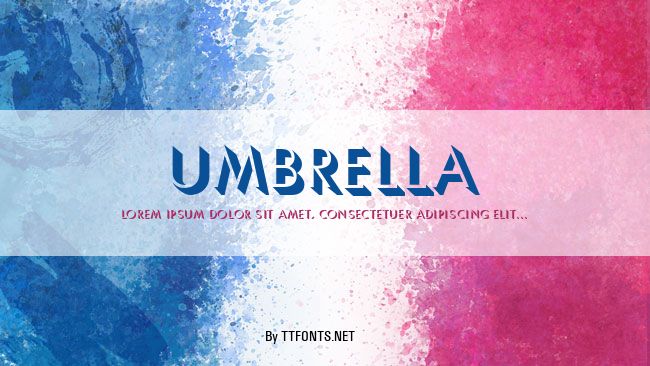 Umbrella example