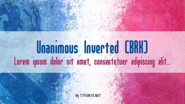 Unanimous Inverted (BRK) example