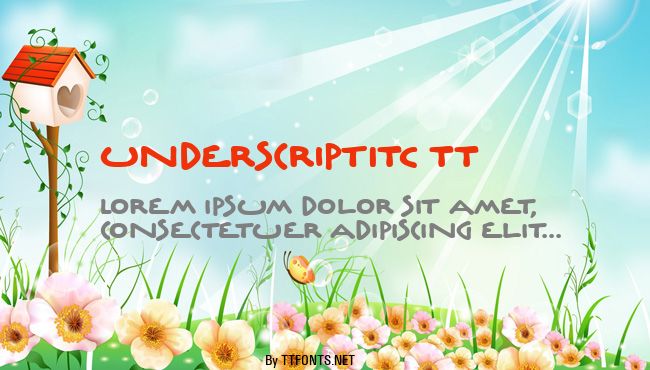 UnderscriptITC TT example