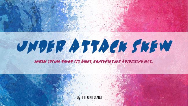 Under attack skew example