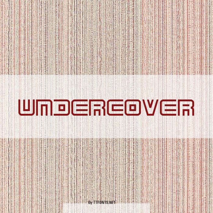 Undercover example