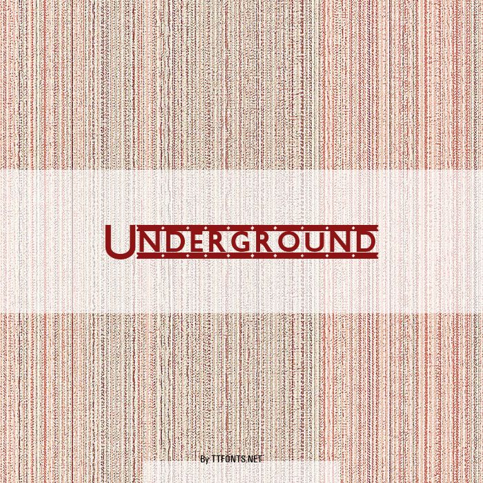 Underground example