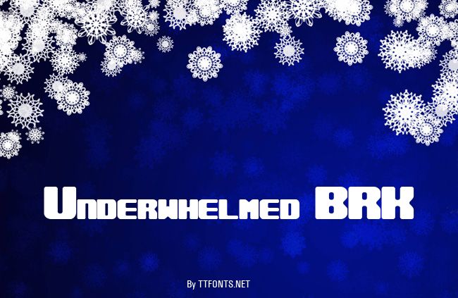 Underwhelmed BRK example