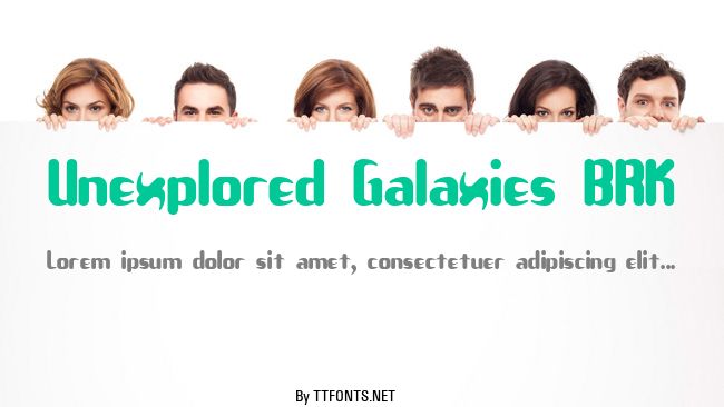 Unexplored Galaxies BRK example