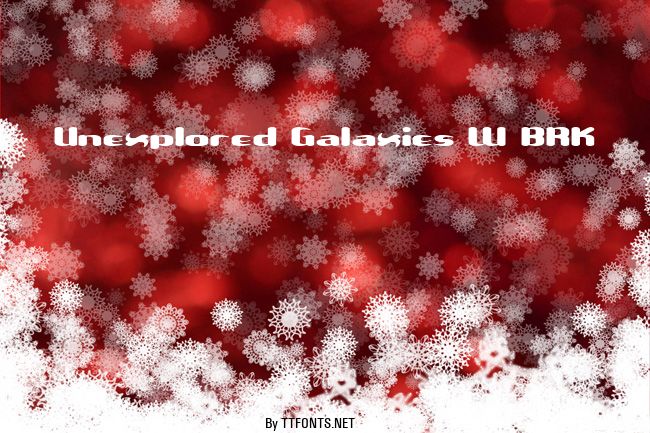 Unexplored Galaxies W BRK example