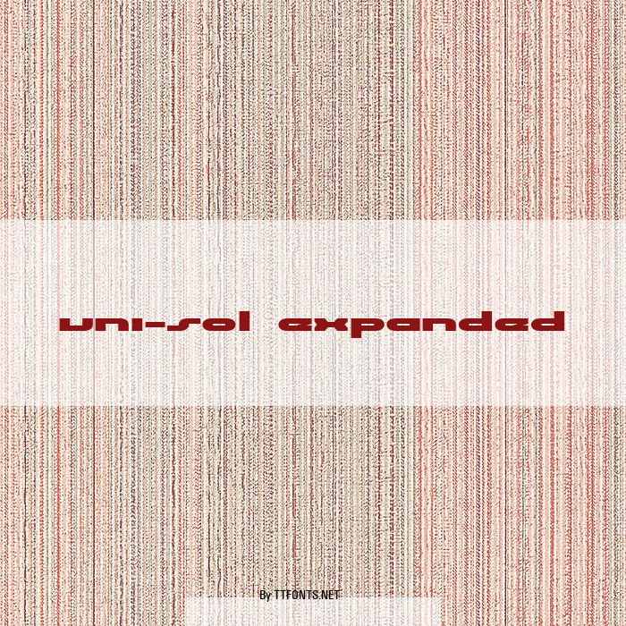 uni-sol expanded example