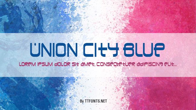 Union City Blue example