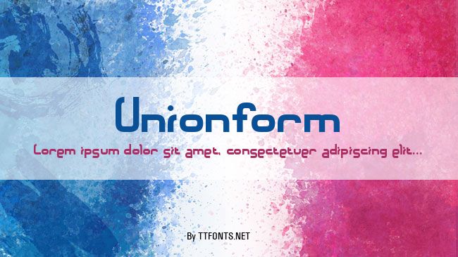 Unionform example