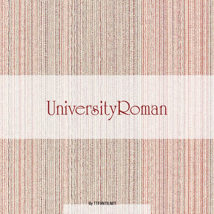 UniversityRoman example