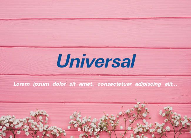 Universal example