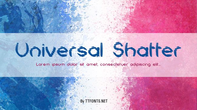 Universal Shatter example