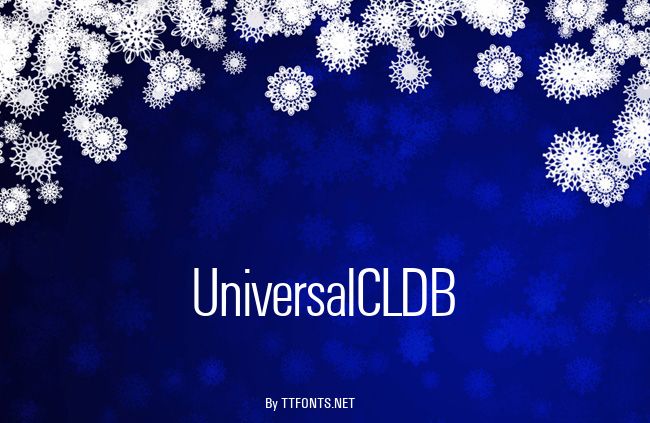 UniversalCLDB example