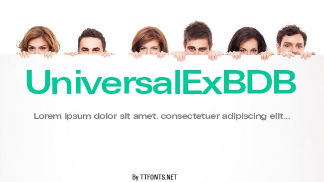 UniversalExBDB example