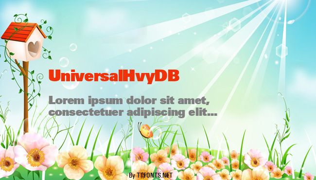 UniversalHvyDB example