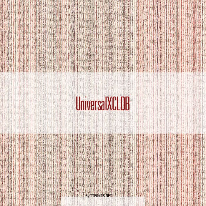 UniversalXCLDB example