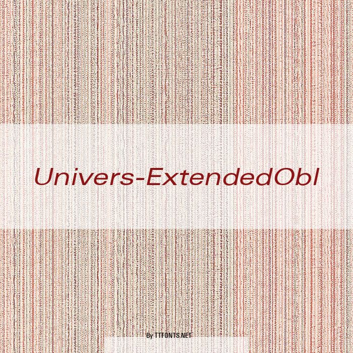 Univers-ExtendedObl example