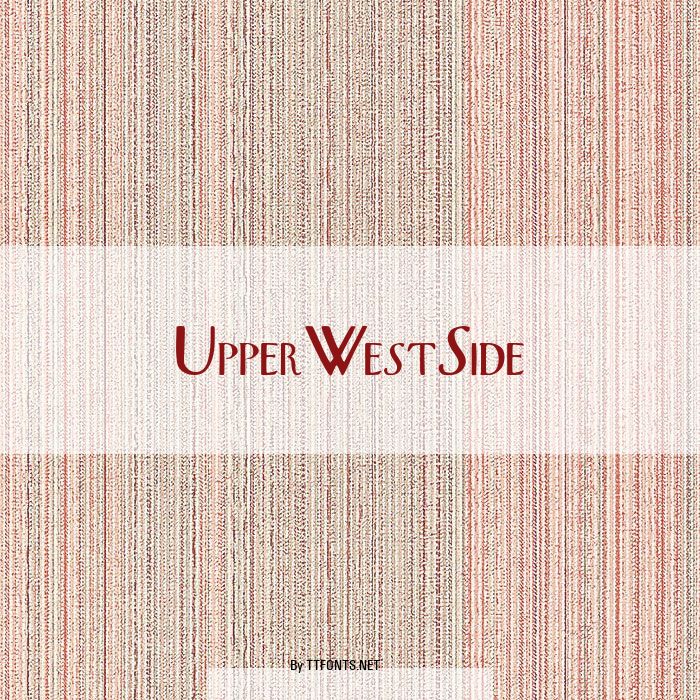 UpperWestSide example