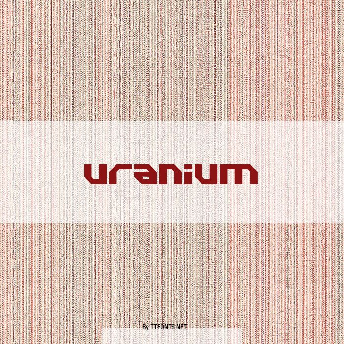 Uranium example