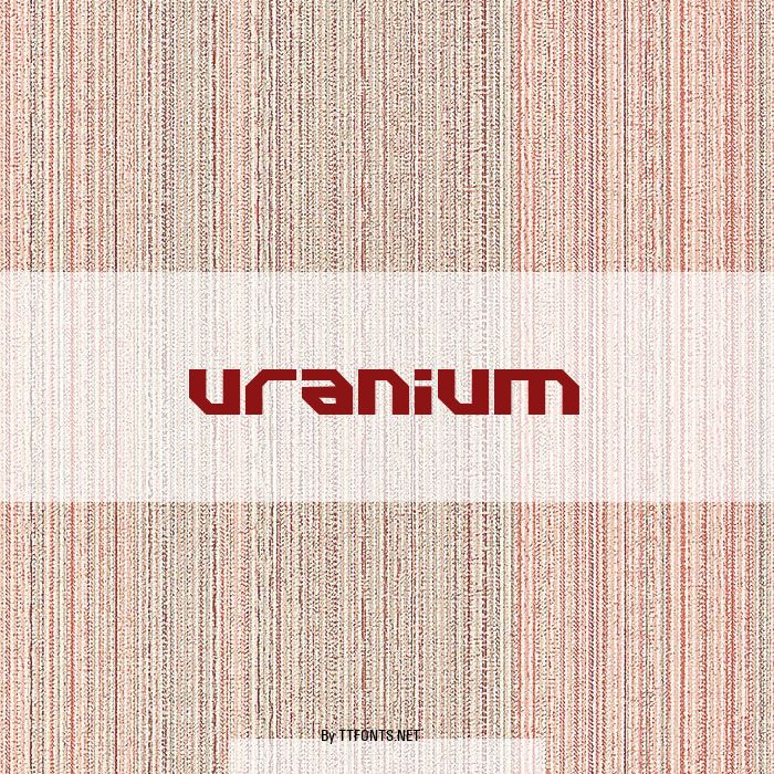 Uranium example