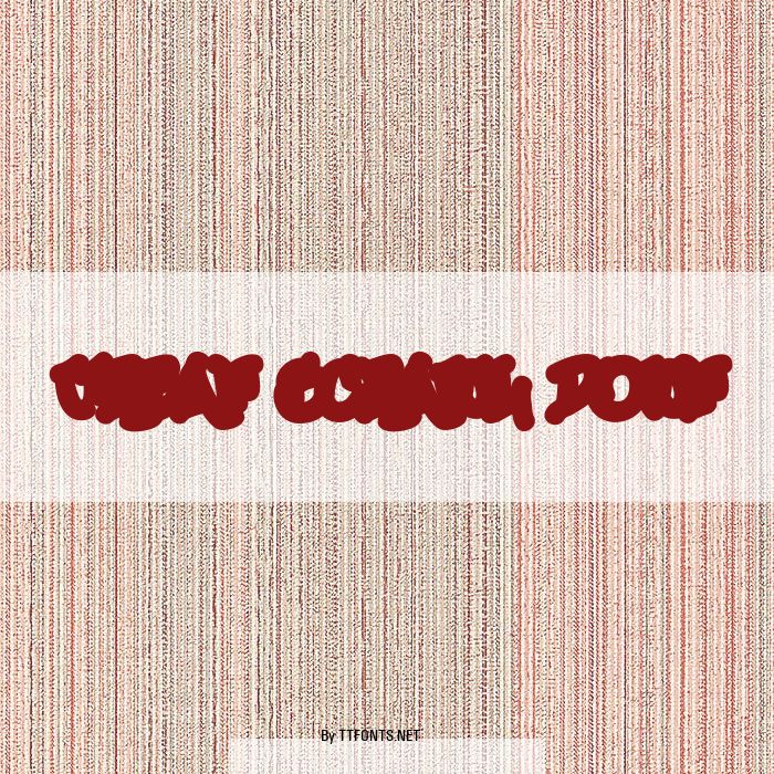 Urban Scrawl Down example
