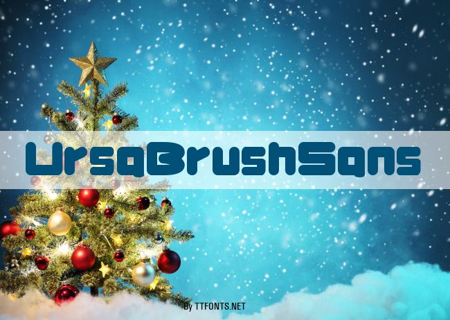 UrsaBrushSans example