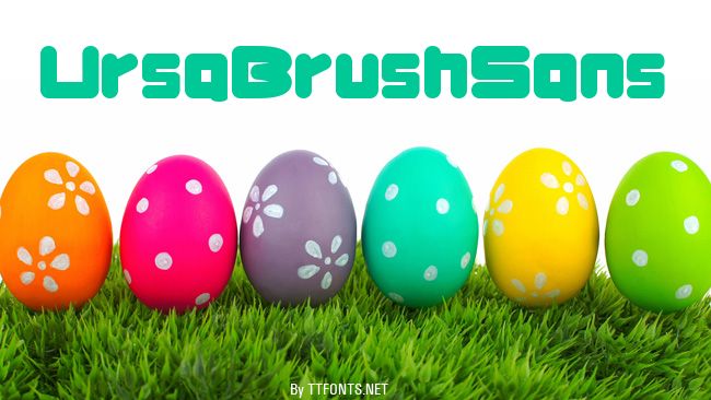 UrsaBrushSans example